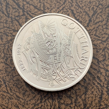 Preview: 5 Franken Gotthardbahn 1982